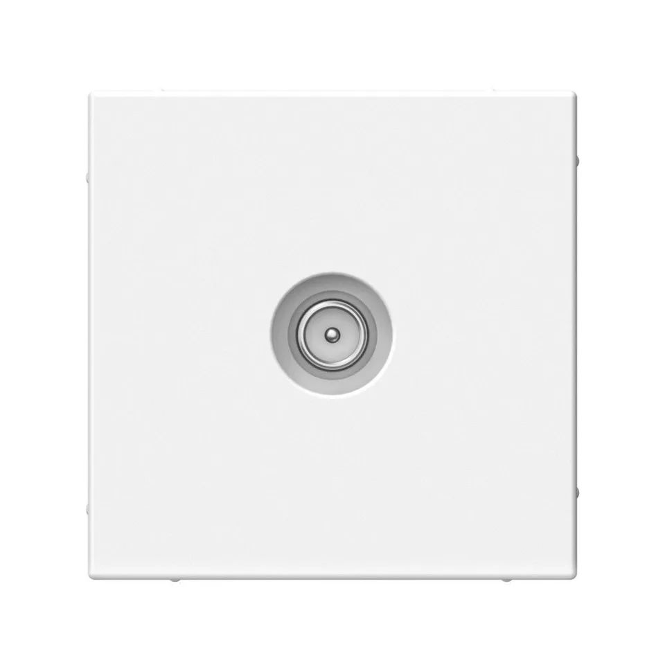 ТВ розетка Systeme Electric ArtGallery, TV проходная 4DB, механизм, белый