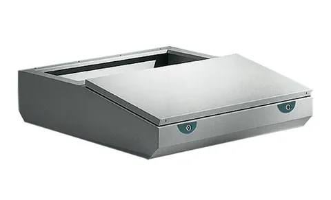 Полка LE, средняя часть пульта управления 200x600x400(835)мм (ВxШxГ), RAL7035
