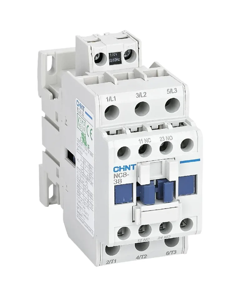 Контактор NC8-38/W 3P 38А AC/DC (48~130В) 1НО+1НЗ (R)