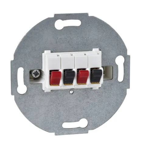 Розетка ТВ Schneider Electric D-Life, мех-зм роз. для аудио быстрозажим., Х4, белый