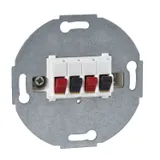 Розетка ТВ Schneider Electric D-Life, мех-зм роз. для аудио быстрозажим., Х4, белый