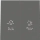 Клавиша 2-я с символами DND/MUR, матовый шоколад, серия R98