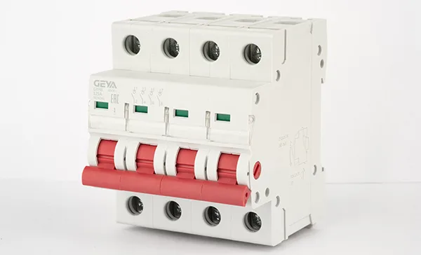 Выключатель нагрузки GYH8-4P-125, 4P, 125A, 12kA, 4M