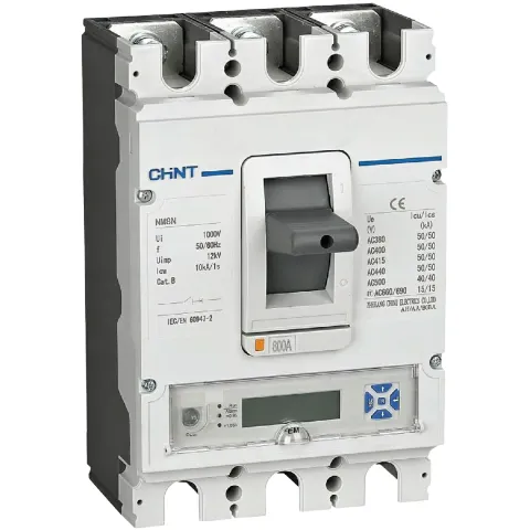 Авт. выкл. NM8N-800H EM 4P 630А 100кА с электрон. расцепителем, LCD (R)(CHINT)