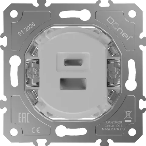 USB зарядное устройство 20Вт тип A+С 3100мА быстрая зарядка, серия D16