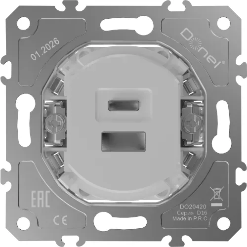 USB зарядное устройство 20Вт тип A+С 3100мА быстрая зарядка, серия D16