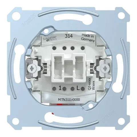 Выключатель Schneider Electric D-Life, мех-м одноклавишного, схема 1