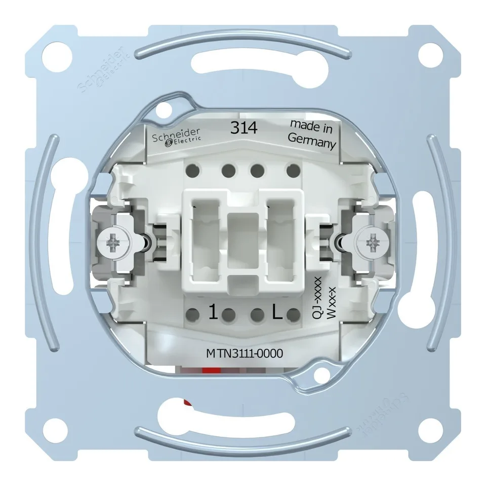 Выключатель Schneider Electric D-Life, мех-м одноклавишного, схема 1