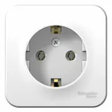 Розетка Systeme Electric Blanca, открытой установки с заземлением без шторок, 16А, 250В, белый