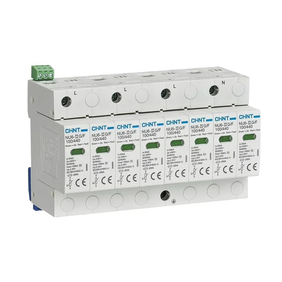 Ограничитель имп. перенапр. NU6-IIG 4Р In=40kA Uc=440B Im=100kA (R)