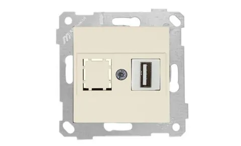 Rita - Розетка 1xUSB Type A, для передачи данных, сл.кость
