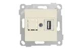 Rita - Розетка 1xUSB Type A, для передачи данных, сл.кость