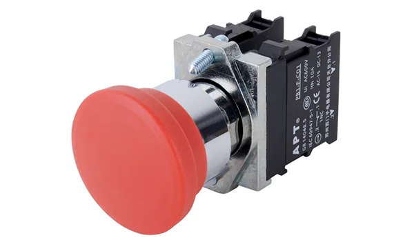 Кнопка аварийной остановки PB1S 40mm, разблок. вытягиванием, 1NC, 6A 230VAC/24VDC, 22mm, IP65