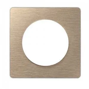 Рамка 1-постовая Schneider Electric Odace S52P802L, бронза