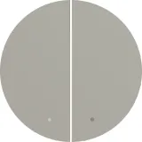 Клавиша 2-я с подсветкой, матовый кашемир, серия D16