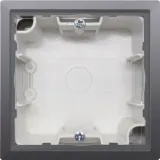 Коробка для накладного монтажа с встроенной рамкой 1-я, сталь, серия R98