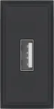 Зарядное устройство USB Стандарт А 5V 2100мА 1 модуль, черный