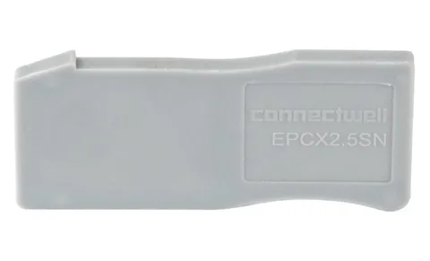 Крышка концевая EPCX2.5SN /2,5mm, для клемм CX2.5SN, серая