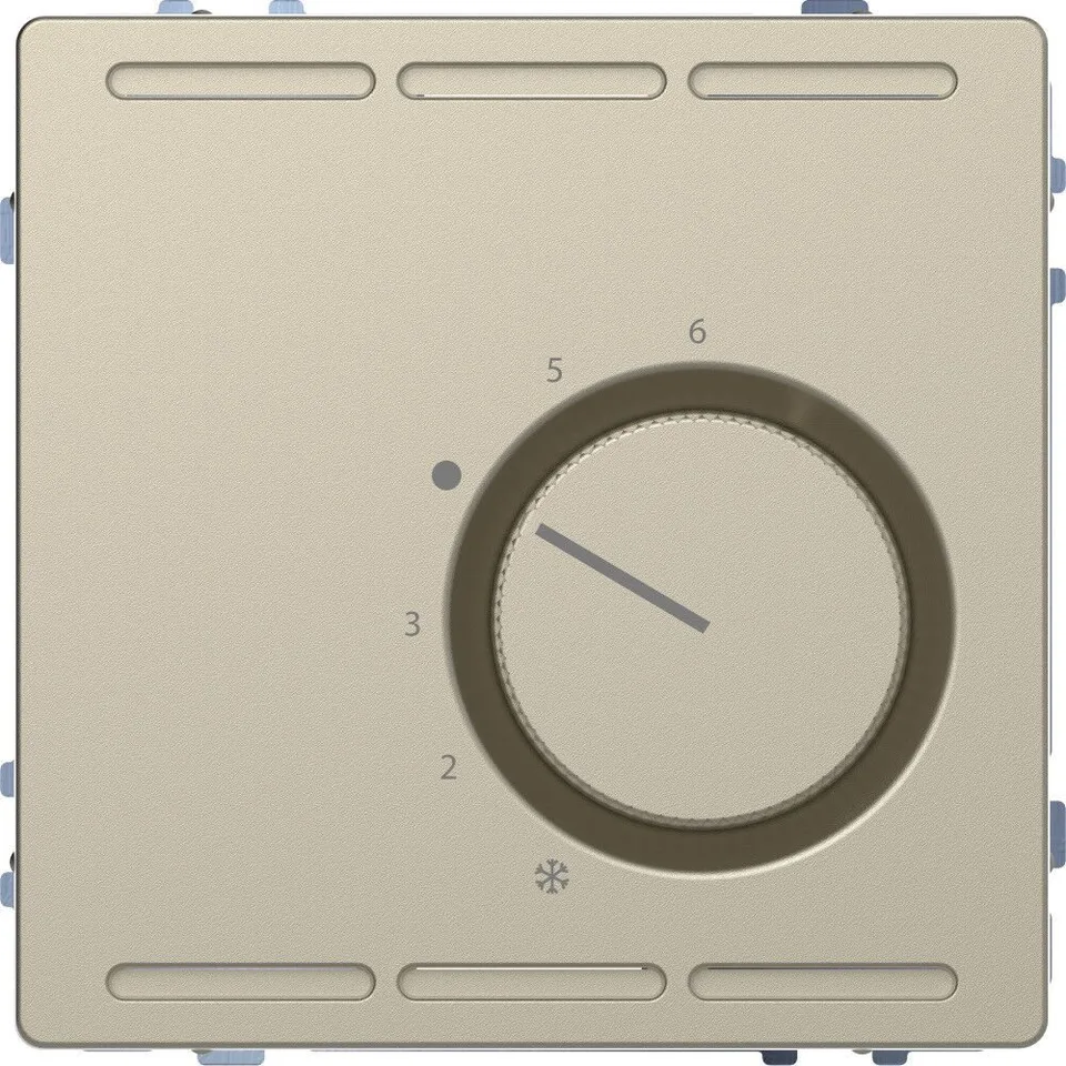 Термостат Schneider Electric D-Life, терморегулятор с центр. пл. с перекл. конт.230В, сахара, SD