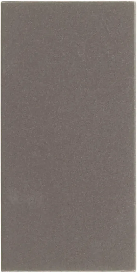 Заглушка 1 мод., алюм. матовая (22.5х45мм)