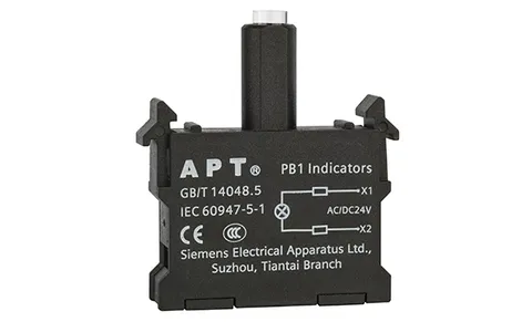 Блок индикатора, зеленый, LED, 24VAC/DC, монтаж на адаптер, для PB1 серии