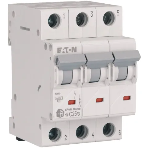 Авт. выключатель HN-C25/3, 3P, 25A, х-ка C, 6кА