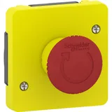 Выключатель Schneider Electric Mureva, S, аварийный с поворот. рычажком, 3А, механизм, желтый, IP55