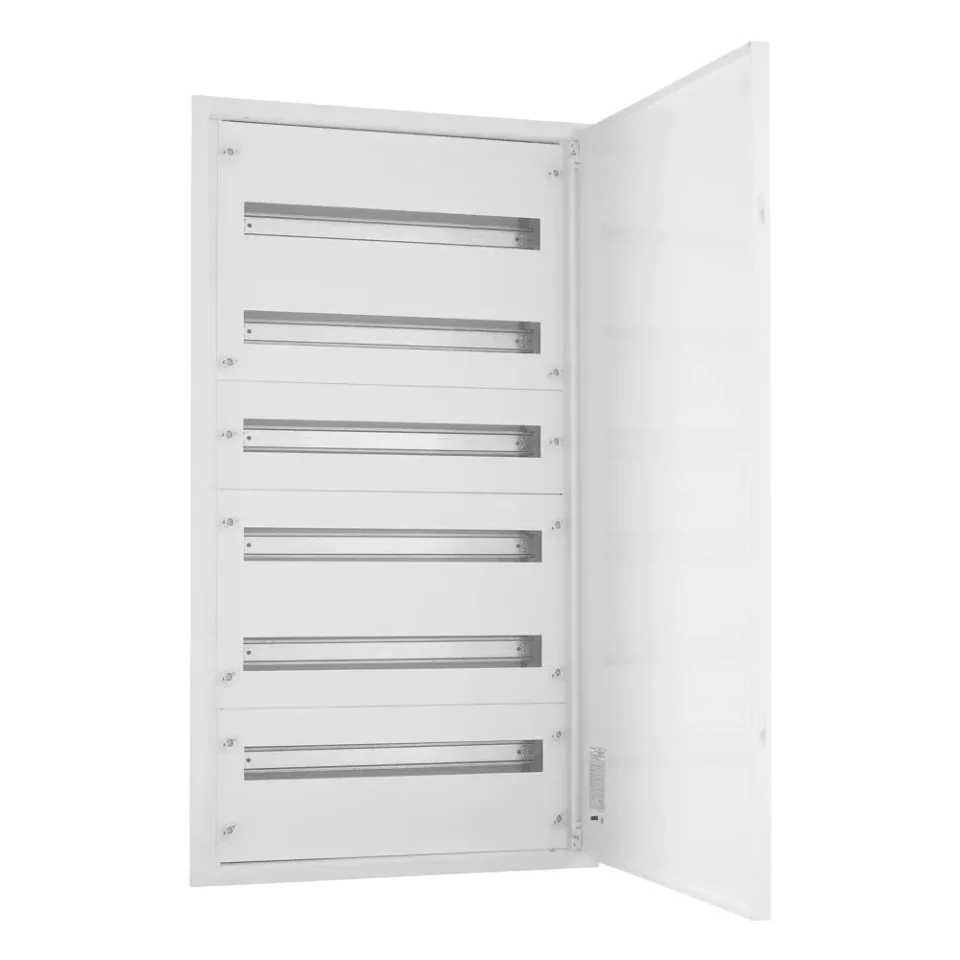 EMFF6 144W, Щит встраиваемый металлический, 6 рядов, 144 мод., белая дверь, IP30