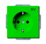 Basic 55 - Розетка 2P+E нем. стд. (зеленый)