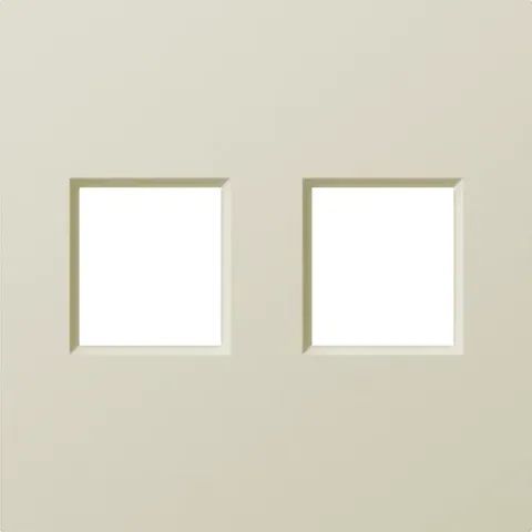 Накладка 2-я для розеток RJ45, TV, SAT, шампань, серия A07