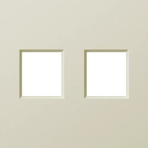 Накладка 2-я для розеток RJ45, TV, SAT, шампань, серия A07