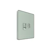 Компьютерная розетка Systeme Electric Infinity, информационная скрытой установки TV/FM и кат.5е, Таежное утро