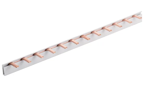 Шинка гребенчатая P-1L/210/10, тип штырь, 1P-12Mod., 10mm², 63A, 230/415V, 210mm