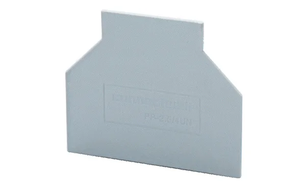 Разделительная пластина PPCY2.5/10 /2mm, для винтовых клемм CY2.5/4/6/10,CYG2.5/4/6/10, серая