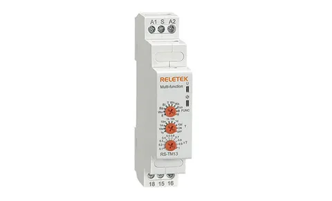 Реле времени RS-TM23, 2CO, 8A(250VAC), 24_240VAC/DC, 100ms_10d, многофункциональное - 10 функций, 1M