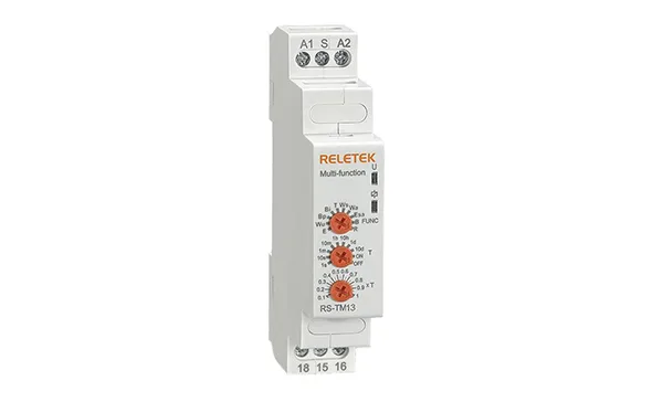 Реле времени RS-TM23, 2CO, 8A(250VAC), 24_240VAC/DC, 100ms_10d, многофункциональное - 10 функций, 1M