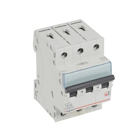 Авт. выключатель TX3, 3P, 16A, хар-ка B, 6kA, 3M