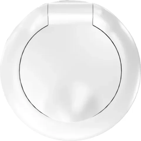 Накладка для розетки Schuko с заземлением, с крышкой, 16A 250 В~, глянцевый белый, серия D16