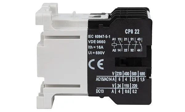 Контактор CP0 22 220/230 V 50Hz, 2NO+2NC, 6A(230VAC)/4A(400VAC) по АС-15, 220/230VAC