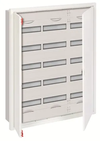 Щиток встраив. ABB U63 216M, распашная белая мет.дверь, 125A, IP31, +PE+N, ниша 984x810x120, 3х6х12M