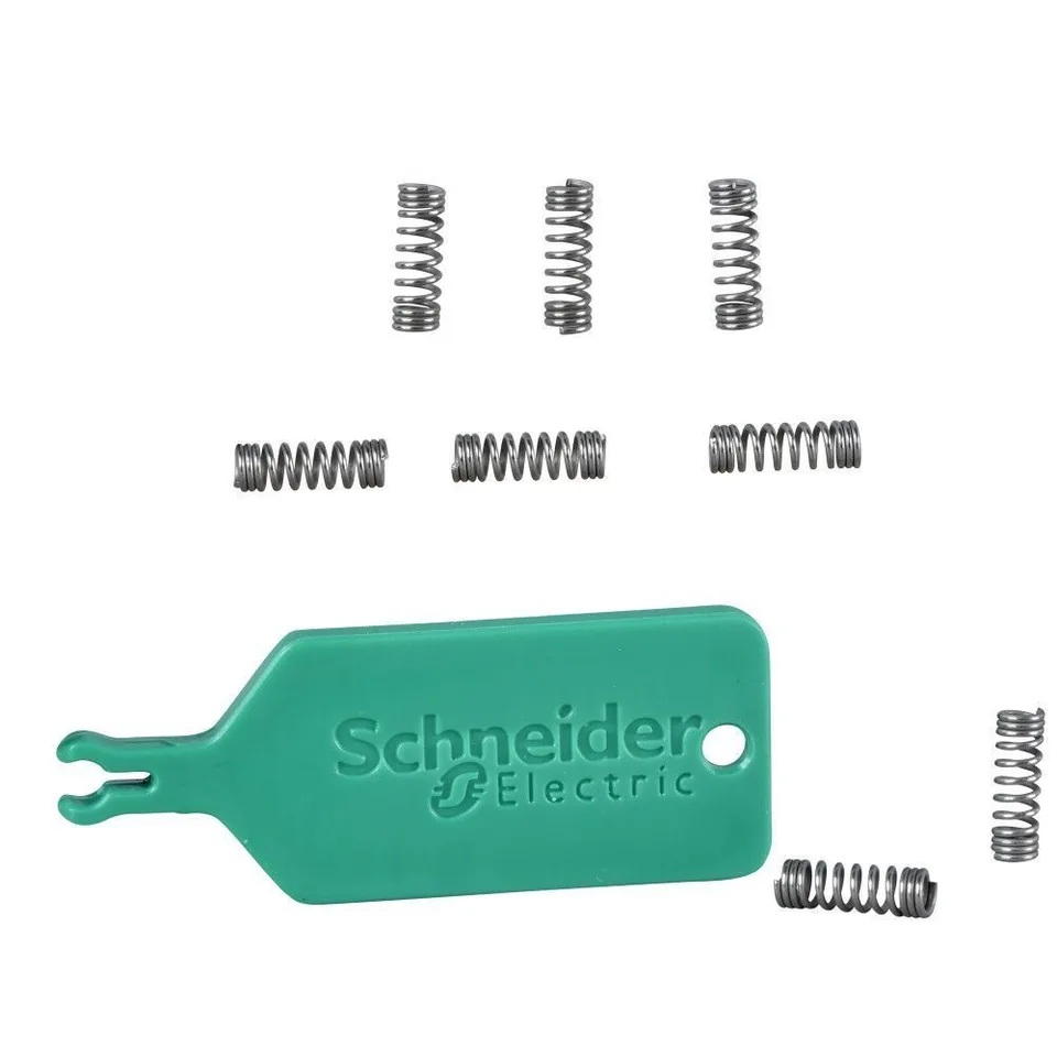 Выключатель Schneider Electric Odace, упаковка пружин 10ШТ. для трансформации В кнопку+инструмент