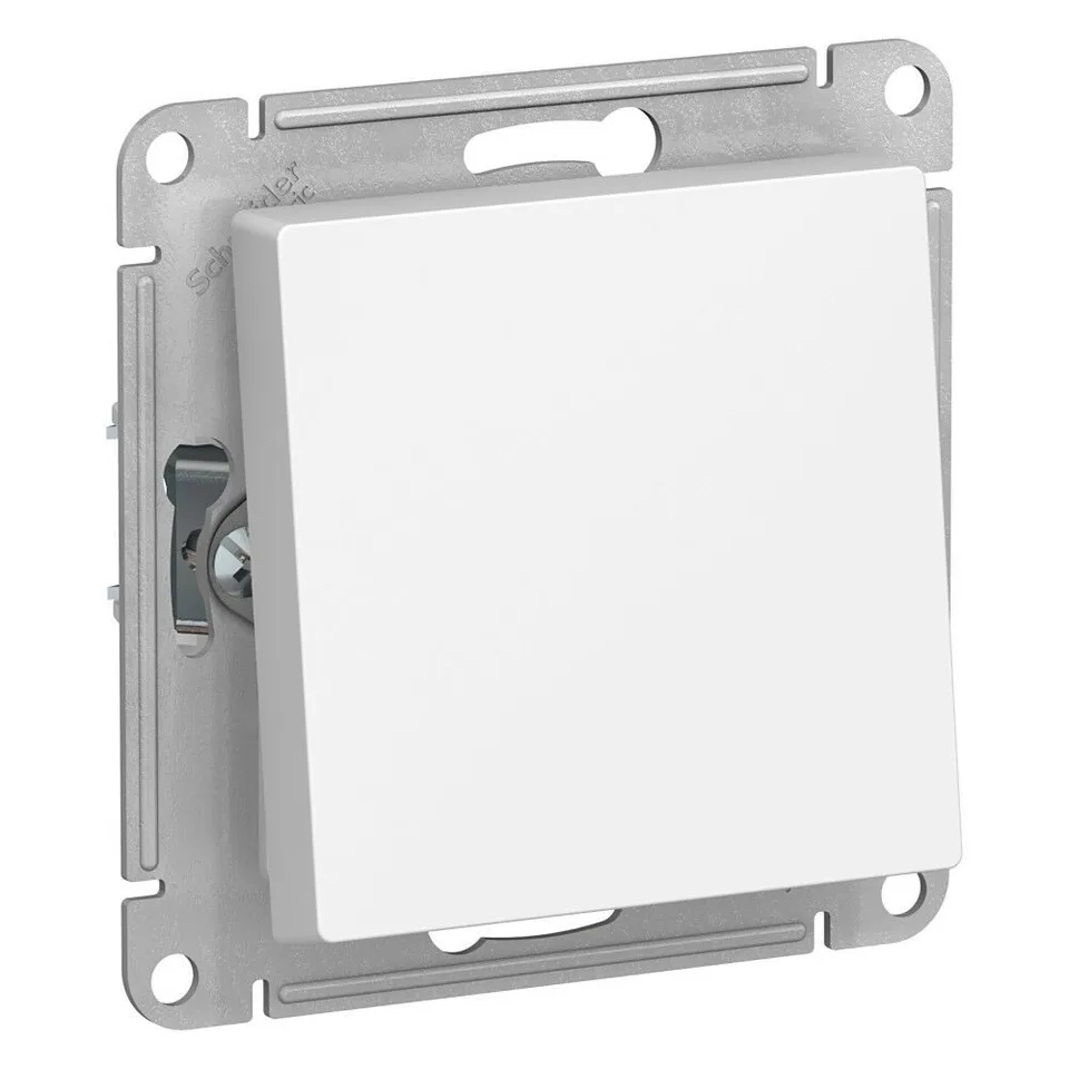 Выключатель Systeme Electric AtlasDesign, AQUA 1-клавишный переключатель IP44, схема 6, 10АХ, механизм, белый