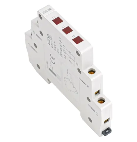 Индикатор модульный GYD3M3R230, 3х красный LED, 230VAC, 0.5M