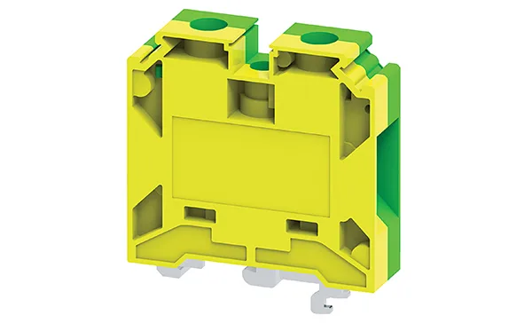 Клемма защитного проводника CGT35U /16x58mm, винтовая, 2 присоед., 35mm2, желто-зеленая