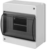 Корпус для пломбировки MINI S-6, 6M, без клемм, дымчатая дверца, 140x130x66mm, IP20