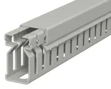 Перфокороб LK4 30015, органайзер для шкафов, 30 x 15 мм (глубина х ширина крышки), L=2000мм, RAL 7030 серый