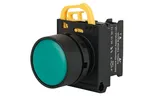 Кнопка плоская PB3E, зеленая, без фиксации, без подсветки, 1NO, 6A 230VAC/24VDC, 22mm, IP65