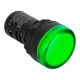 Индикатор световой ND16-22DS/4C зеленый, компактный, встр. конденсатор, IP65 АС230В (R)