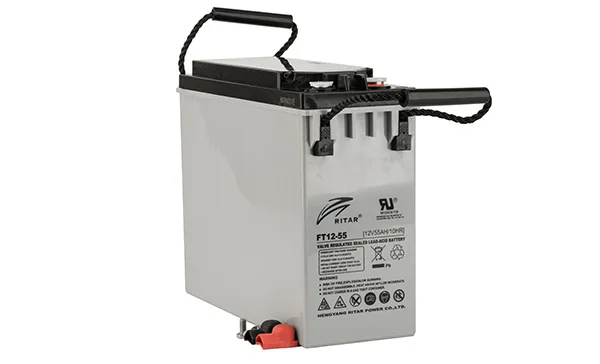 Батарея аккумуляторная Ritar FT12-55, F11(M6), 12V/55Ah, 230x291x106 HxLxW, 18kg, 12 лет