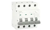 Дифф. авт. выключатель GYR9NM-C16-30mA, 3P+N, 16A, хар-ка C, 6 kA, 30mA, тип A, 4M